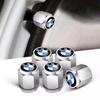 Car Wheel Tire Valve Caps Tyre Stem Protect Cover For BMW MINI Cooper R56 F56 R50 JCW Cabrio Countryman Clubman Roadster Sticker Sdbf49