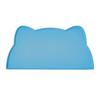 Convenient 17.32in Long 9.45in Wide Cat Bowl Mat Soft Anti Slip Silicone Spill Proof Pet Food Mat Feeding Mat Pet Area