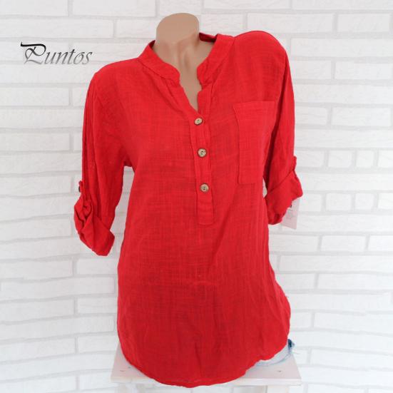 

Женский свитер, воротник-стойка, пуговицы, полузастежка, длинный рукав, накладной карман, рубашка, свободный крой, тонкая базовая футболка M абрикосовый