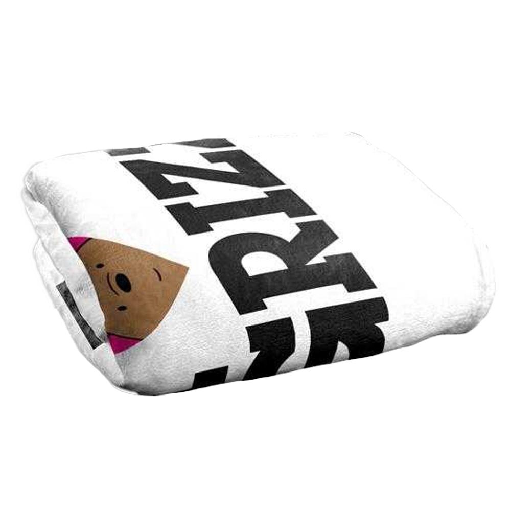 We Bare Bears Silky Heart Grizz Supersoft Blanket