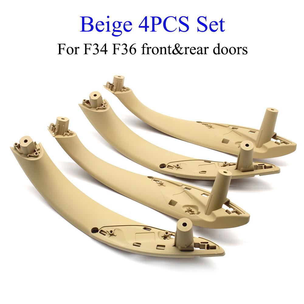 4PCS/2PCS Interior Left Right Door Handle Cover Panel Set For BMW 3 4 Series F30 F31 F32 F33 F34 F35 F36 2013-2018