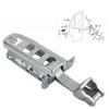 Sturdy Metal Door Hinge Lid Band Strengthened Hinge Lid 067200316 Replacement Increases Stability & Safety for Benz