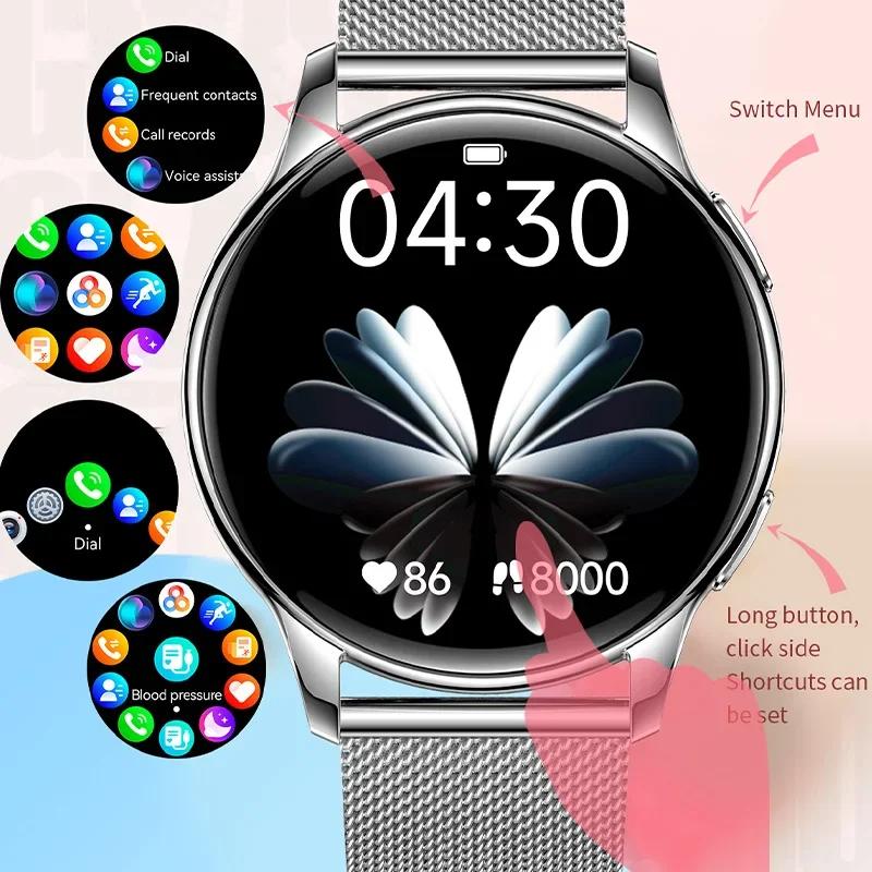 SACOSDING Smart Watches for Women(Answer/Make Call), Fitness Watch with Heart Rate/Sleep/Spo2 Monitor, Smartwatch for Android/iPhone