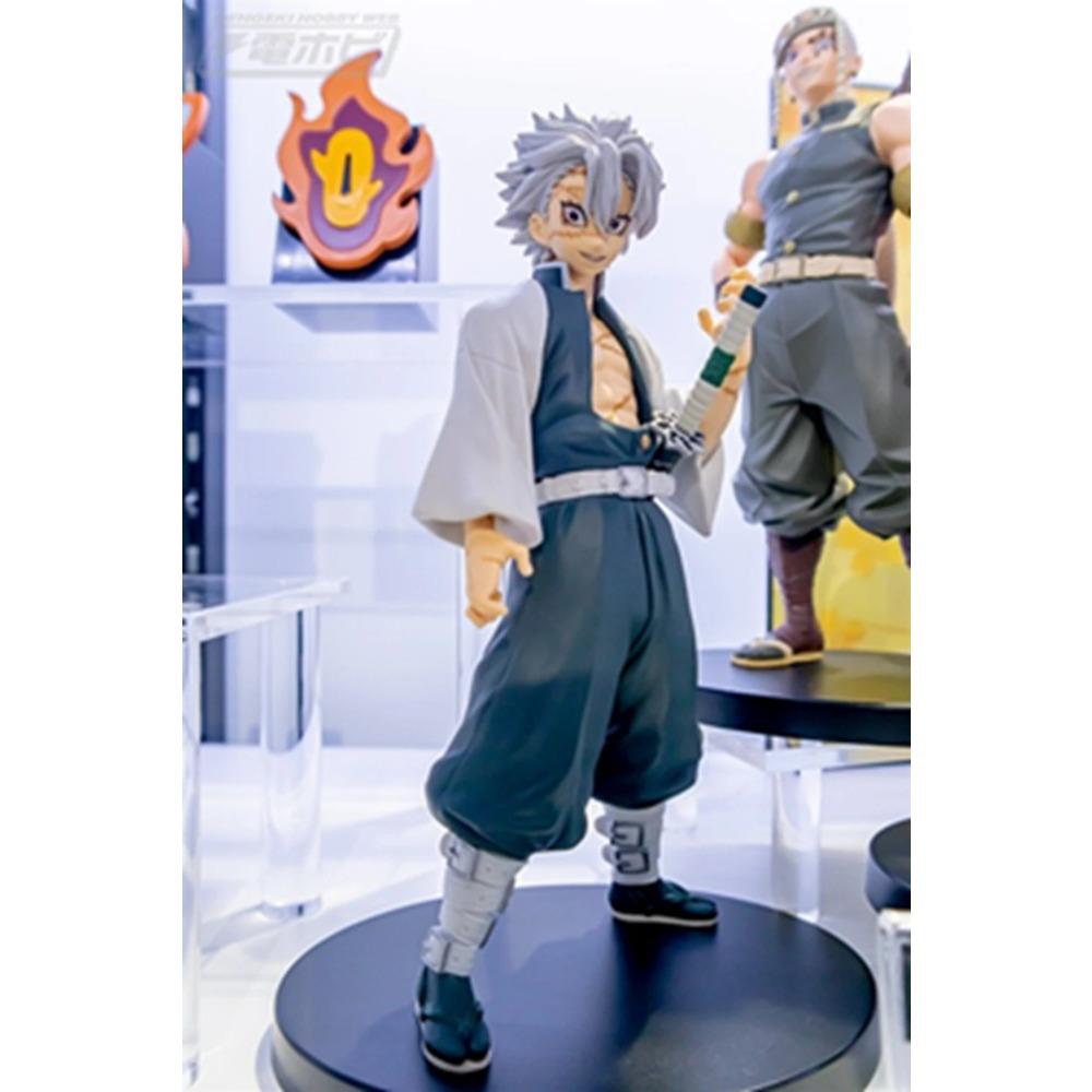 Original genuine 15CM Anime Figure Demon Slayer Kanroji Mitsuri Figure Kimetsu no Yaiba Kamado Tanjirou Figure Model Toy