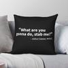 Julius Caesar Stab Me Pillowcase Polyester Linen Velvet Creative Zip Decor Throw Pillow Case Sofa Seater Cushion Cover