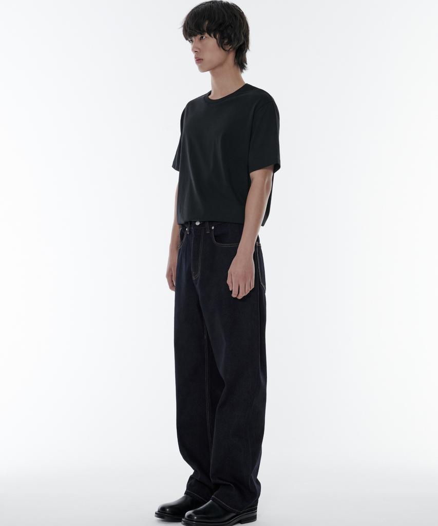 Musinsa Standard Loose Straight Denim Pants [Deep Indigo]