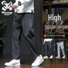Wassup Sohot Men's Winter Fleece-Lined Loose Sweatpants