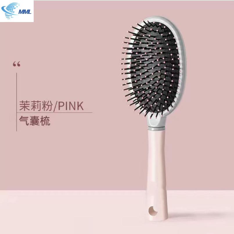 Professionelle antistatische zylindrische Borsten Lockenstyling Rundbürste Nylonzinken Rollbürste Speziell für Echthaarperücken