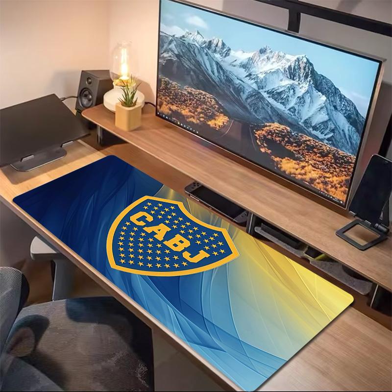 Club Atletico Boca Juniors Print  Cushion Non-slip Laptop Tablet Big Mousepad XXL Mat Mini PC Playmat With Lock edge