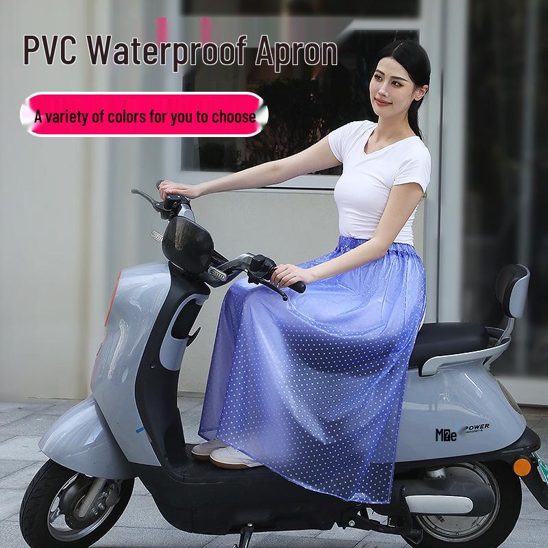 Waterproof PVC Apron: Oil-proof Dishwashing and Sun Protection for Kitchen, Tea Picking, and Electric Vehicle Work - Unisex.