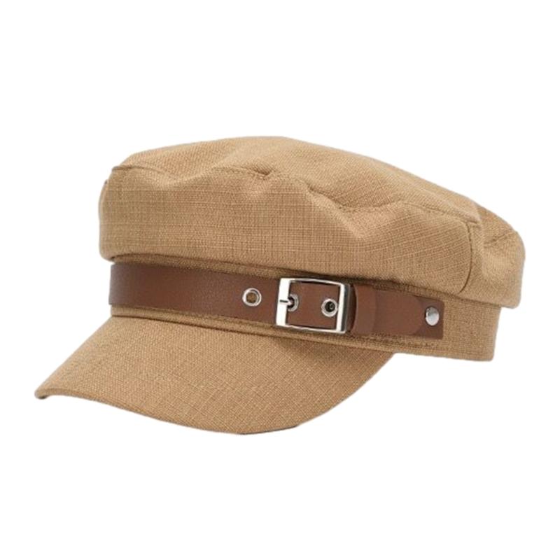 

Дівчата Капелюх Художника Шапка Біні Британський Берет для Побачень Фотографії Восьмикутна Головна Узлісся Капелюх Художника Осінь хакі