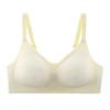Seamless Underwear Women's Gathered Thin Cup Bra Without Underwire, Comfortable for Young Students
