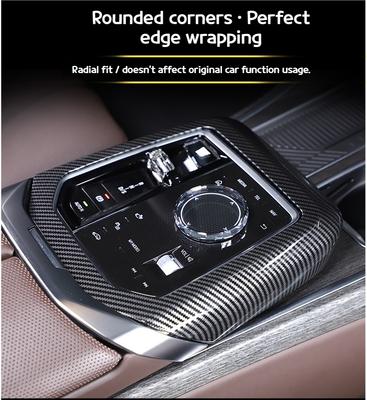 Dla BMW serii 7 G70 2025 Akcesoria do modyfikacji wnętrza samochodu dla dekoracyjnej ramki zmiany biegów konsoli centralnej