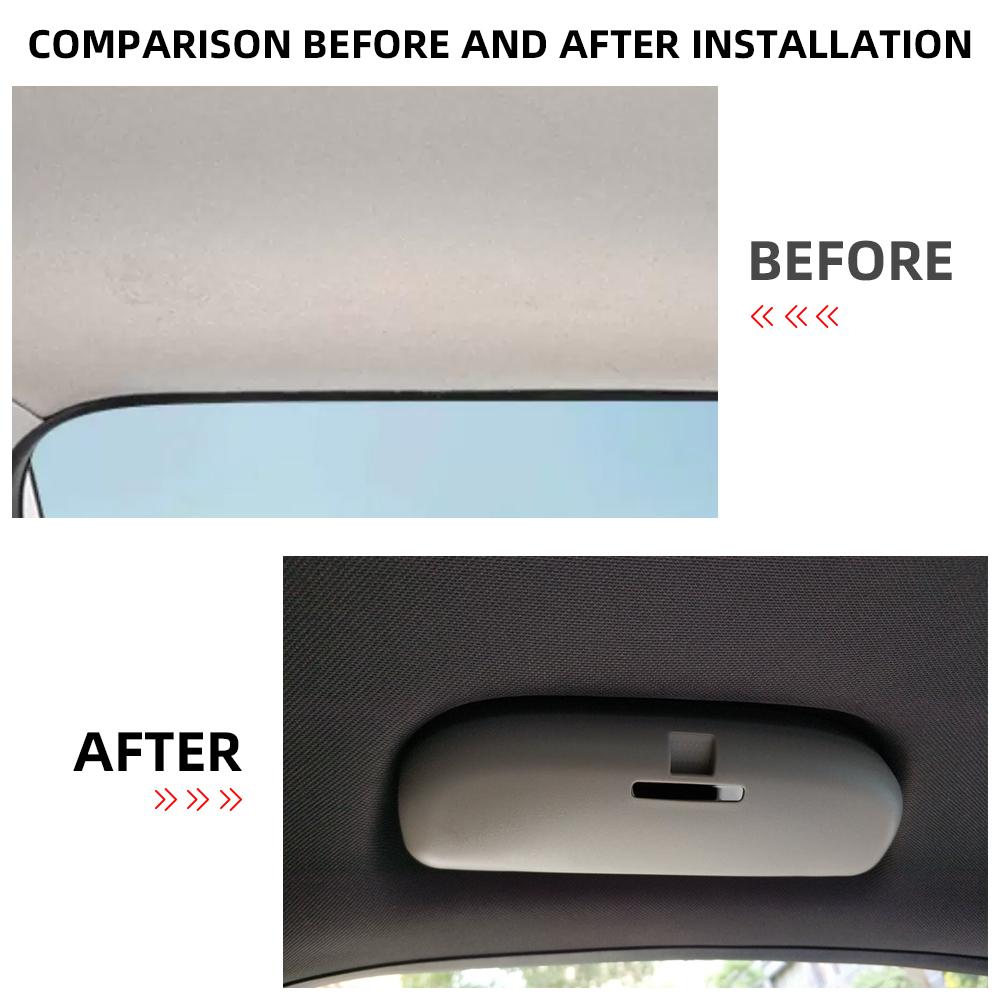 Car Sunglasses Case for Peugeot 206 207 208 2008 307 308 3008 408 4008 508 2005 -2021 Glasses Holder Eyeglasses Storage Box
