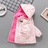 Girls' Double-Sided Fleece Windbreaker: Spring/Autumn Thin Velvet Jacket