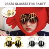 Festglasögon Kostym 70-tal 80-talsrappare Festglasögon Fancy Dress Glasögon