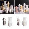 K1AE Lovely Figurine Angelic Shaped Molding Set Sturdy Silicone Fashion Accessory Portable for Children Over 3 and Adults