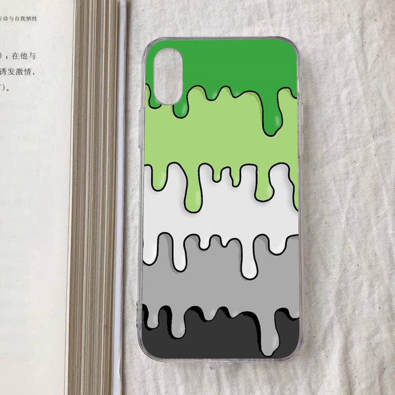 Melting Trans Pride LGBTQ Phone Case For iPhone 11 12 13 14 Mini Pro Max XR X XS TPU Clear Case For 8 7 6 Plus SE 2020