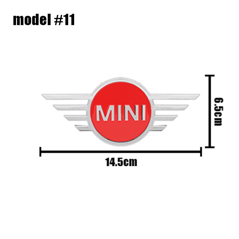 11,6 cm 14,5 cm Logo na přední kapotu auta Zadní emblém na kufr Samolepka Příslušenství Pro Mini Cooper R55 R56 R57 R58 R59 F54 F55 F56 F60