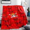 One Piece character Print Flannel Blanket,High quality Comfortable for All Seasons,Home Decor,Warmth and Comfort,Perfect for Christmas Gifts