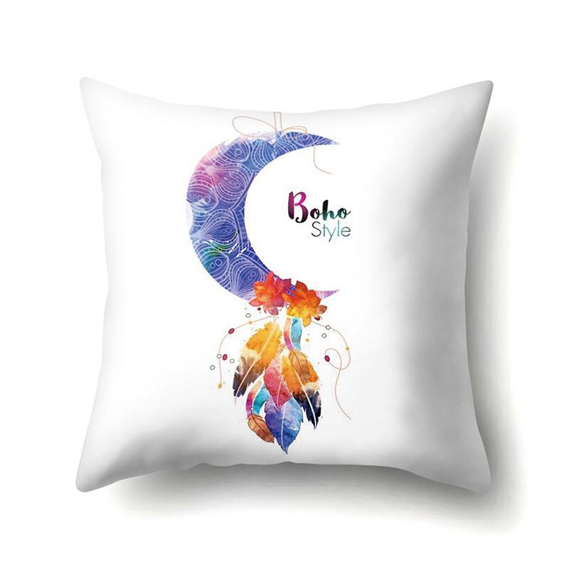 Dreamcatcher Boho Polyester Pillowcase Car Decoration Home Print Bedside Sofa Pillowcase