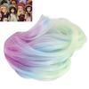1Celsius6   Jointed Doll Wig Simulation Scalp Soft High Temperature Silk Doll Replacement Hair Wig for 15.5‑17cm Head Circumference