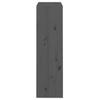 Bookshelf Room Divider Grey 60x30x103.5 cm Solid Pine Wood