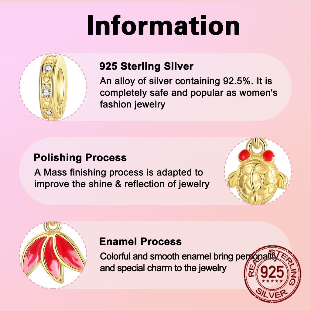 Copper Wealth Attraction Fish Lucky Goldfish Pendants Charms Fits Genuine Charms Bracelet Women DoItYourself Jewellery Gifts