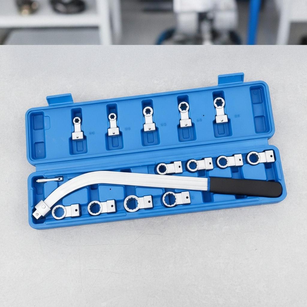 15 Pieces Belt and Pulley Tool Rust Resistant for Garage Repairs, Auto Mechanics