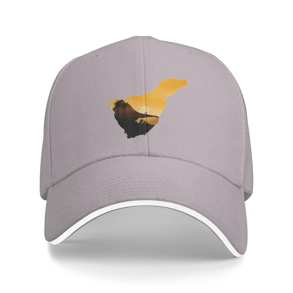 Tenerife Flag Sun Baseball Cap Spring Yk Retro Trucker Hat For Unisex Women Running Hippie Baseball Caps