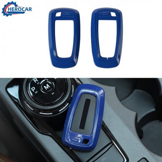 For Ford Bronco/Bronco Sport /F-150 18+ Key Fob Cover Case Shell Protector Blue