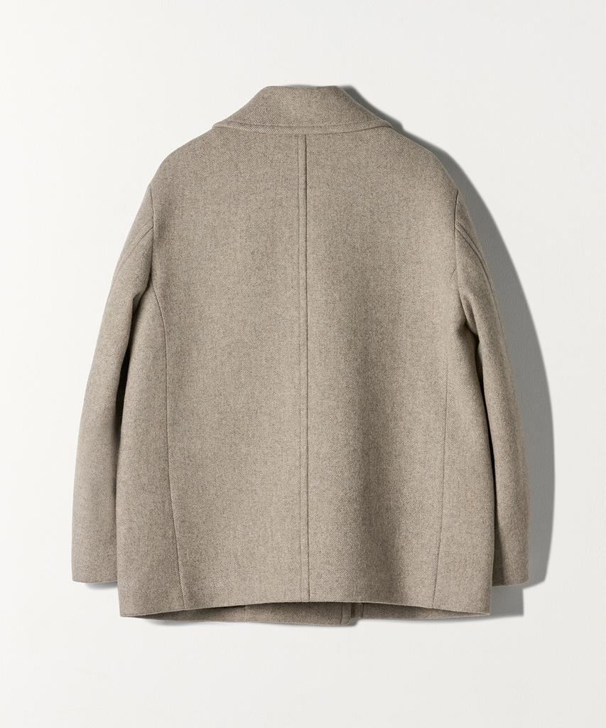 Ttudement Wool Blended Peacoat Mocha