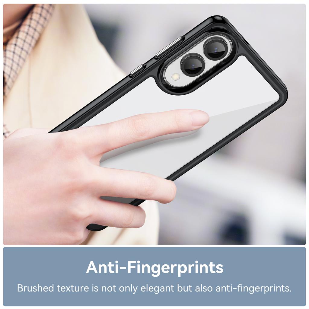 For Samsung Galaxy S25 Edge/S25 Slim Case TPU+Acrylic Protective Clear Phone Cover
