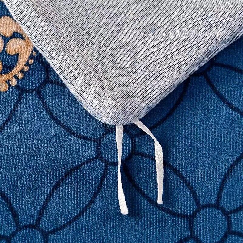 4pcs Bedding Set Fine Velvet Duvet Cover King Queen Size Thicken Quick Warm Coral Fleece Quilt Cover Bed Sheet Pillowcase