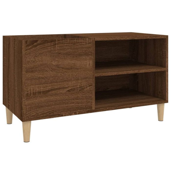 VidaXL Armoire à Disques, Meuble de Classement avec Pieds, Armoire de Rangement, Organisateur de Maison Salon Intérieur, 831948