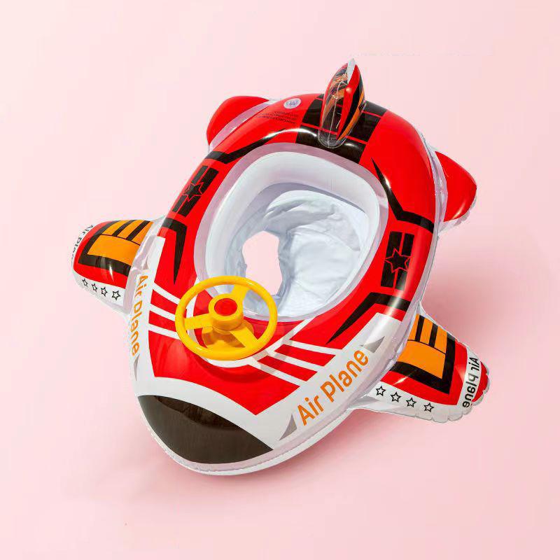 

Babies Toddlers And Swimming Circle New Cartoon Airplane Inflatable Toys Water красный