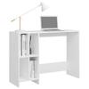 Vidaxl Biurko Pod Laptopa Białe 102,5X35X75 Cm Materiał Drewnopochodny