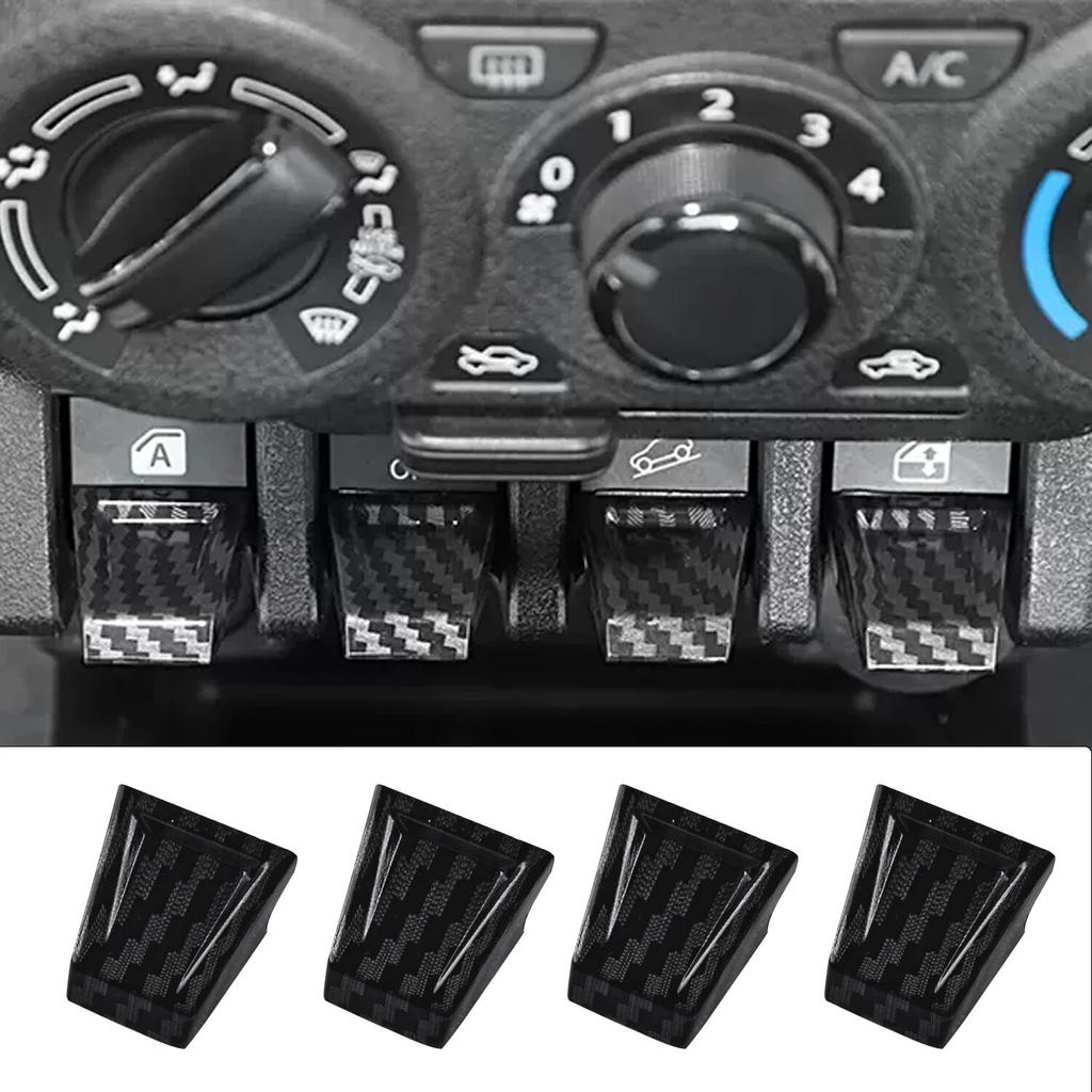 ABS Auto Fensterheberschalter Taste Erweiterte Dekoration Aufkleber Zierleiste Abdeckung Für Suzuki Jimny -2022 Autoinnenraumzubehör