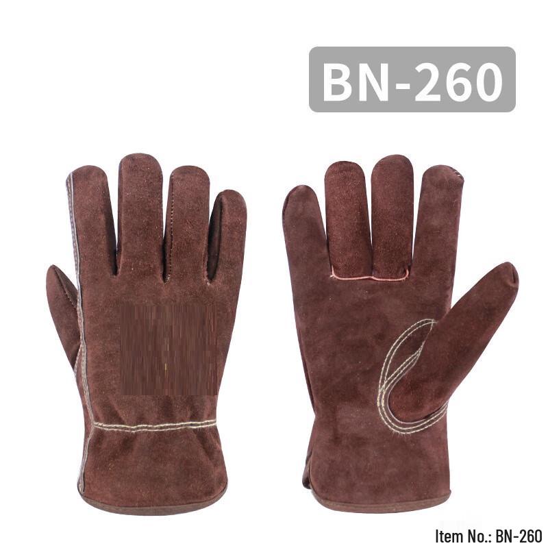 

Mahannew BN260 Heat & Wear Resistant Cowhide Welding Gloves One Size