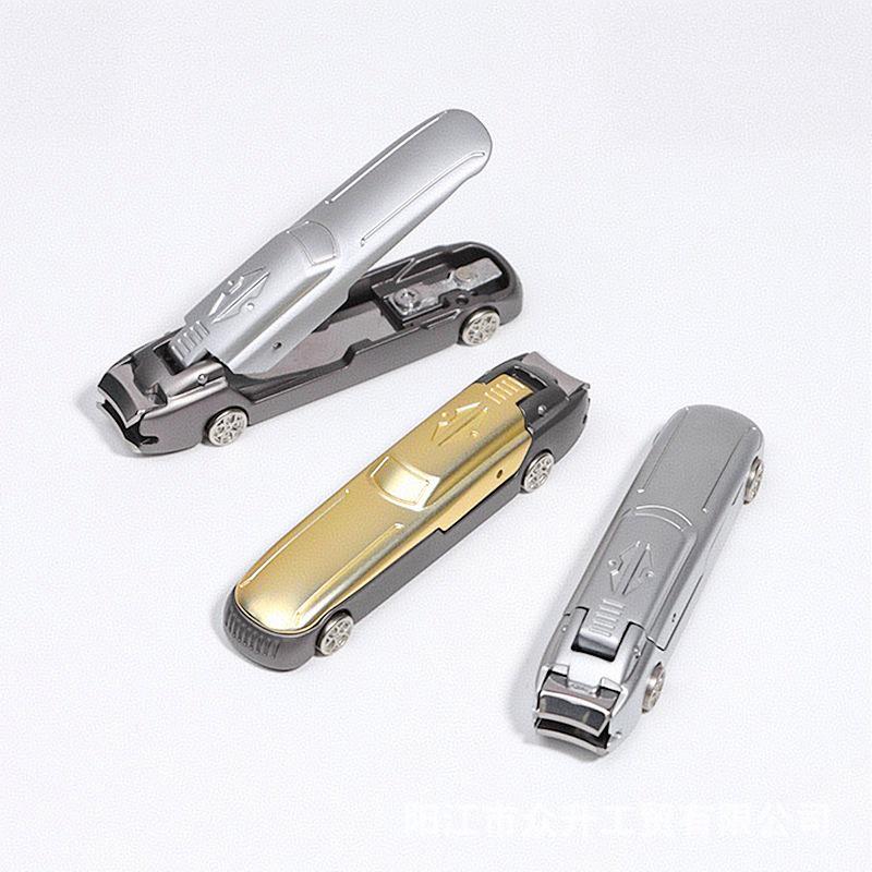 Stainless Steel Clippers with Anti-Splash Design & Multi-Purpose Phone Holder