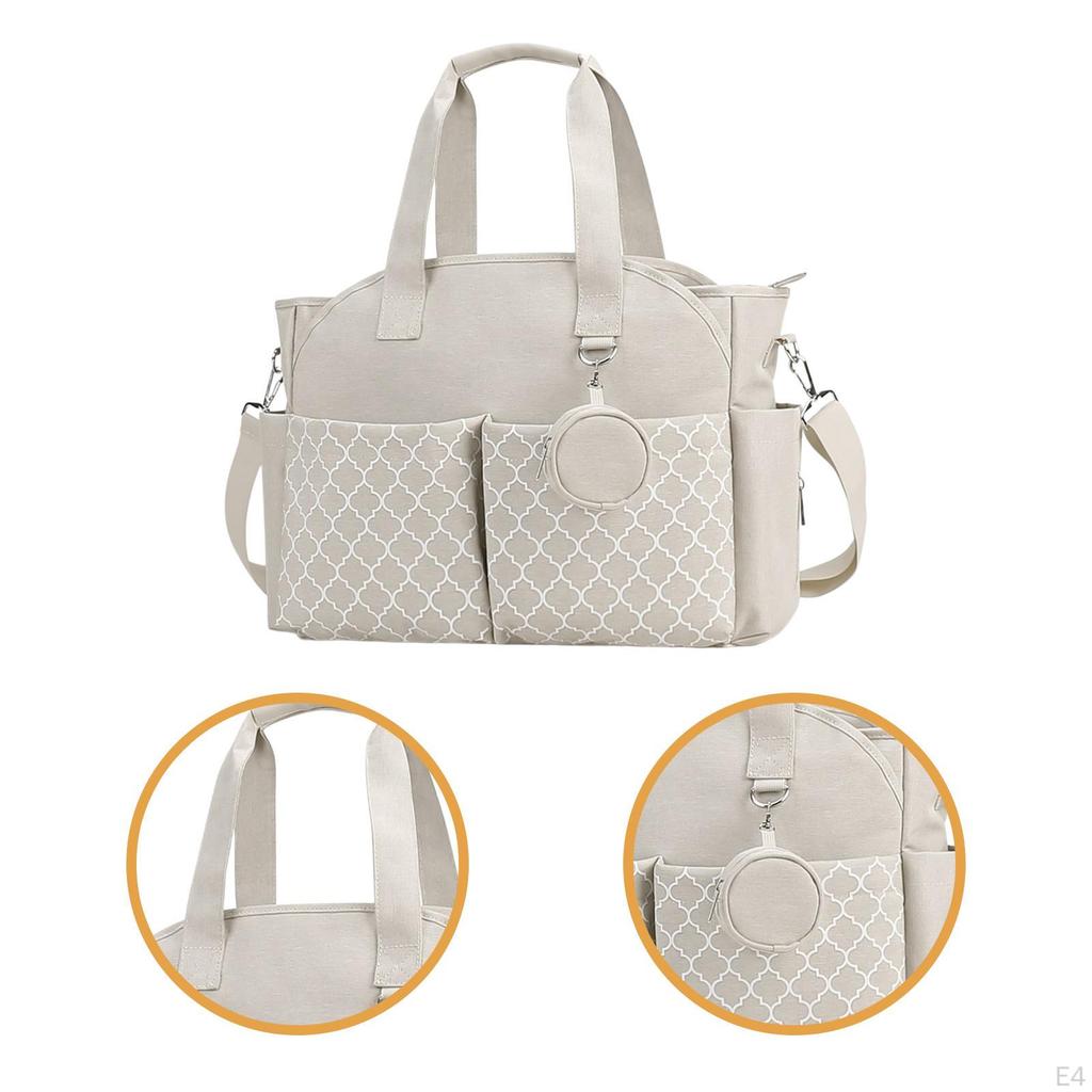 Wickeltasche für Mama, tragbar mit Schultergurt, Aufbewahrungsorganizer, Windel für Outdoor-Aktivitäten