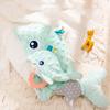 Newborns Baby Plush Animal Doll Cartoon Animal Tail Wagging Pillow Baby Soothing Toy 0-1 Year Infant Puzzle Toy