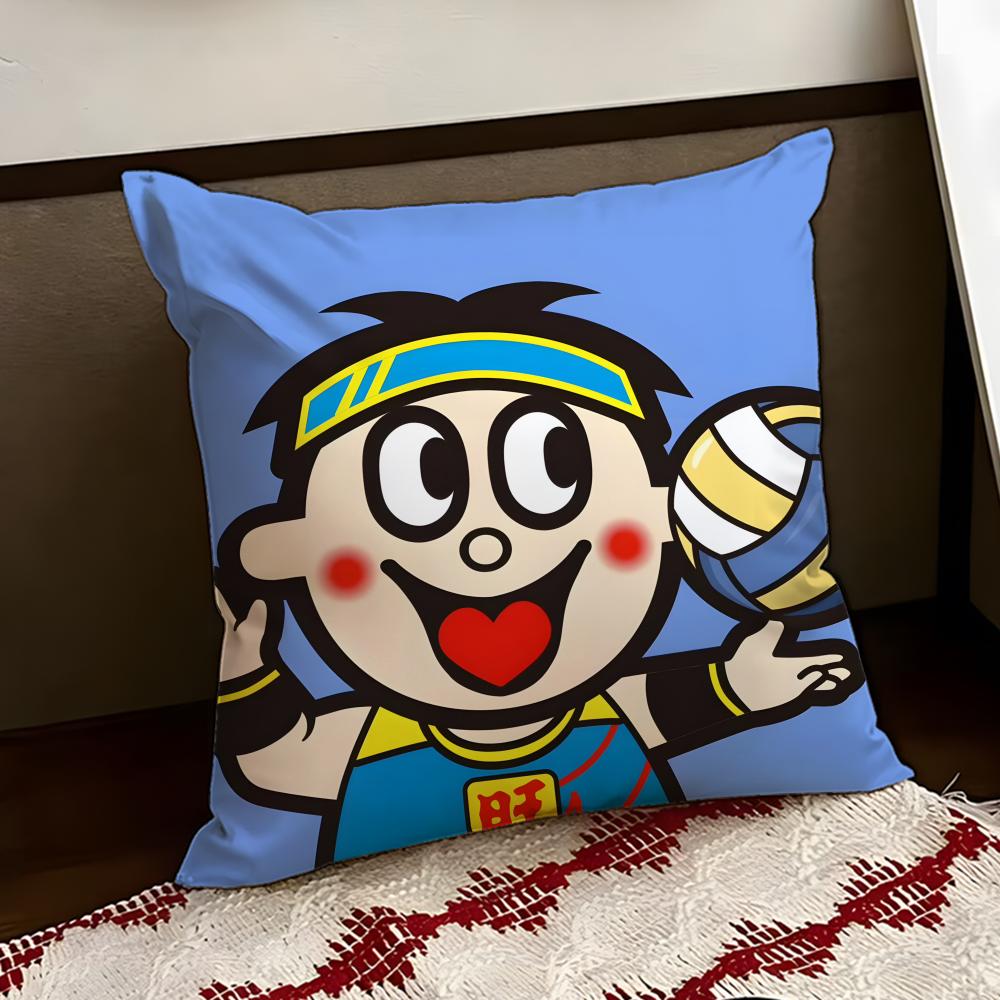 cartoon WWangzai Cushion Cover Reversible Soft Durable Pillow Cover Home  Car MultiScene Use for Daily Comfort