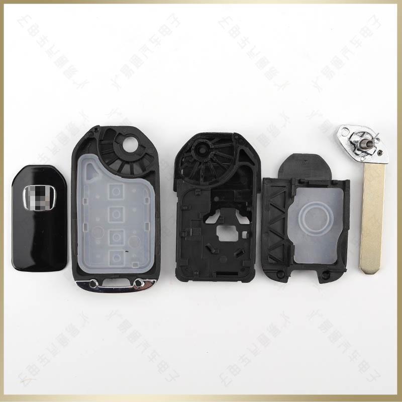 Honda Lingpai 3-Tasten Klappschlüsselgehäuse für Accord Spirior 9. Generation. Ersetzen Sie die Hülle Ihrer Fernbedienung ganz einfach.