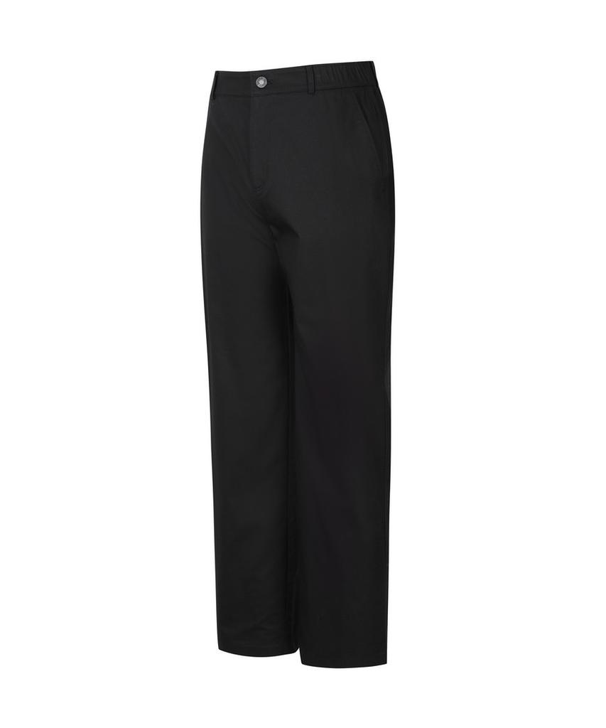 DISCOVERY EXPEDITION Freshvent Men'S Cotton Blend Loose Tapered Pants (Black)