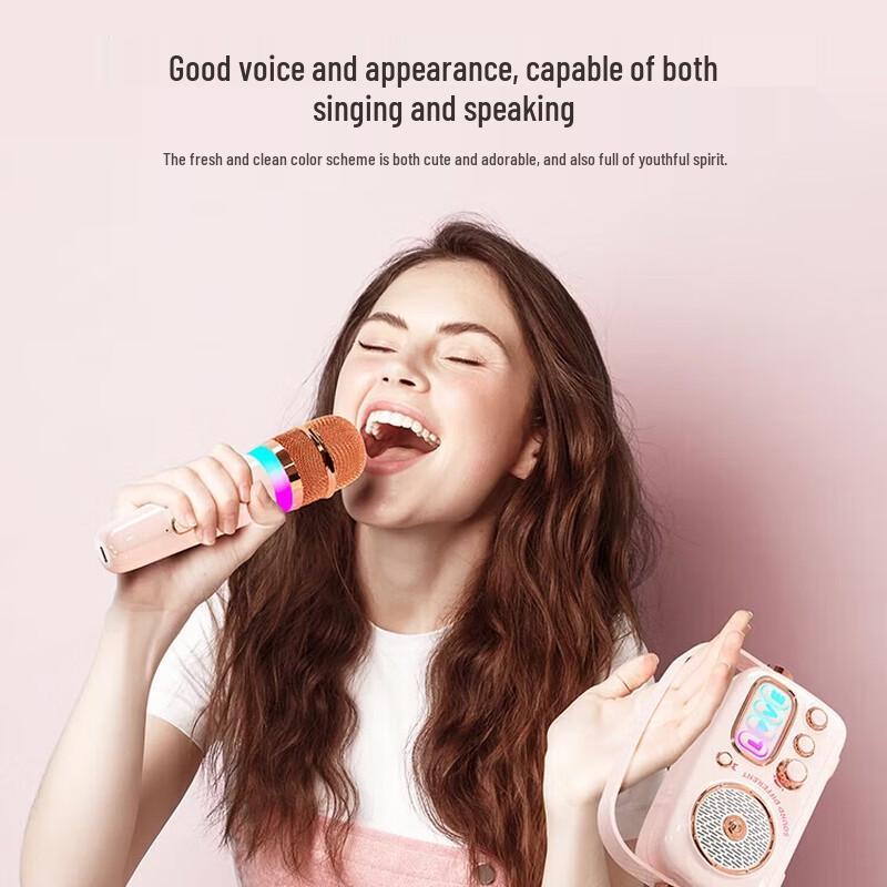 Good Shepherd D10 All-in-One Karaoke System with Bluetooth Speaker & Microphone CN plug (adapter included)