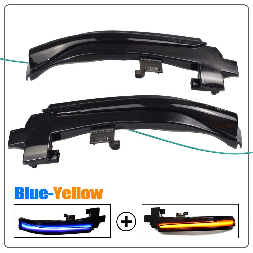 2X LED Sequential Dynamic side mirror blinker Light Turn Signal Lamp For Volvo S60 V40 CC II S80 II V60 CC V70 III