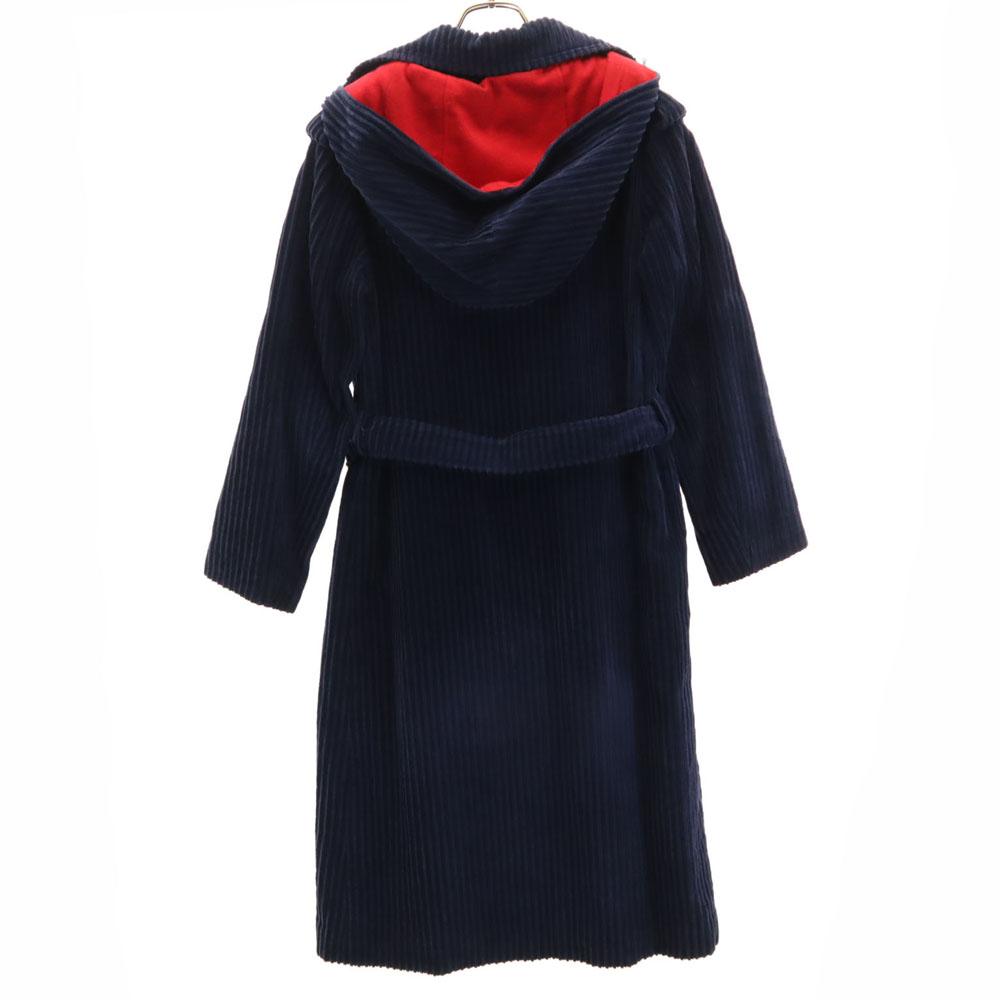 Herno Made in Italy Old Corduroy coat 42 Navy Women Used