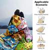 Pokemon Eeveelutions Collage Flannel Blanket Super Soft Warm Cozy Blanket For Sofa Bed Office Travel Allseason Home Decor Gift