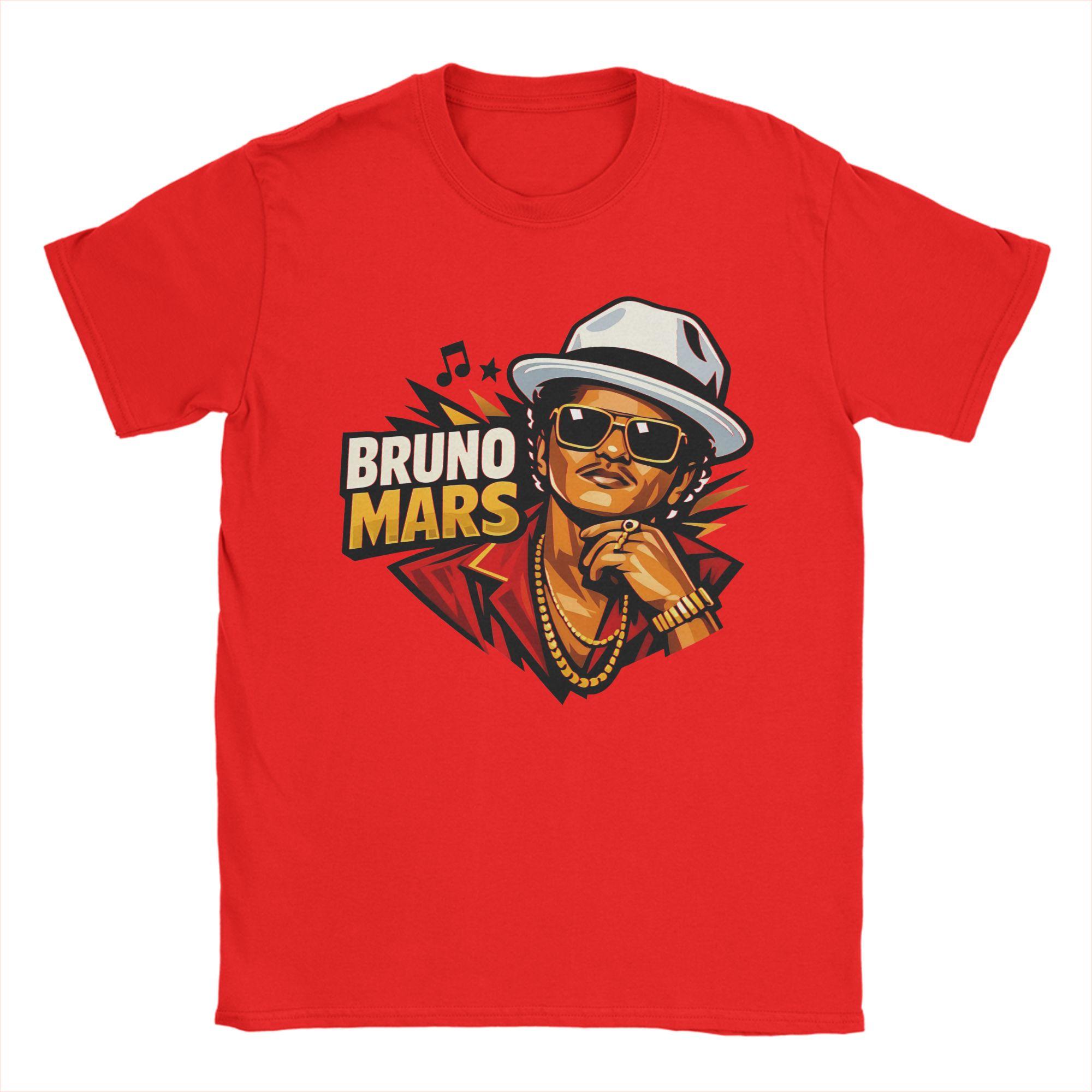 

Oversized TShirt Summer Bruno Mars Vintage Style Popular TShirts Cotton Tshirt for Unisex Y2K Fun Plus Size 6XL Short Sleeve Tops S